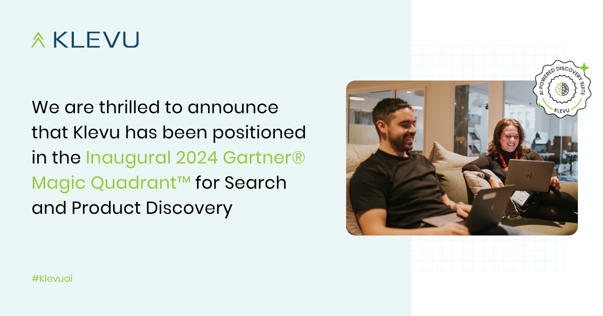 2024 Gartner® Magic Quadrant™ for Search and Discovery- Klevu AI